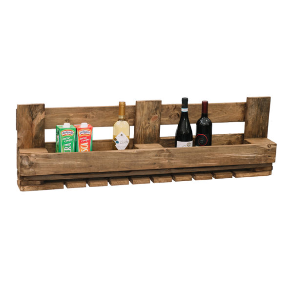 Bancale legno mensola per vino